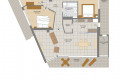 Апартаменты с тремя спальнями в новом апарт-отеле категории 4 звезды в самом центре Будвы